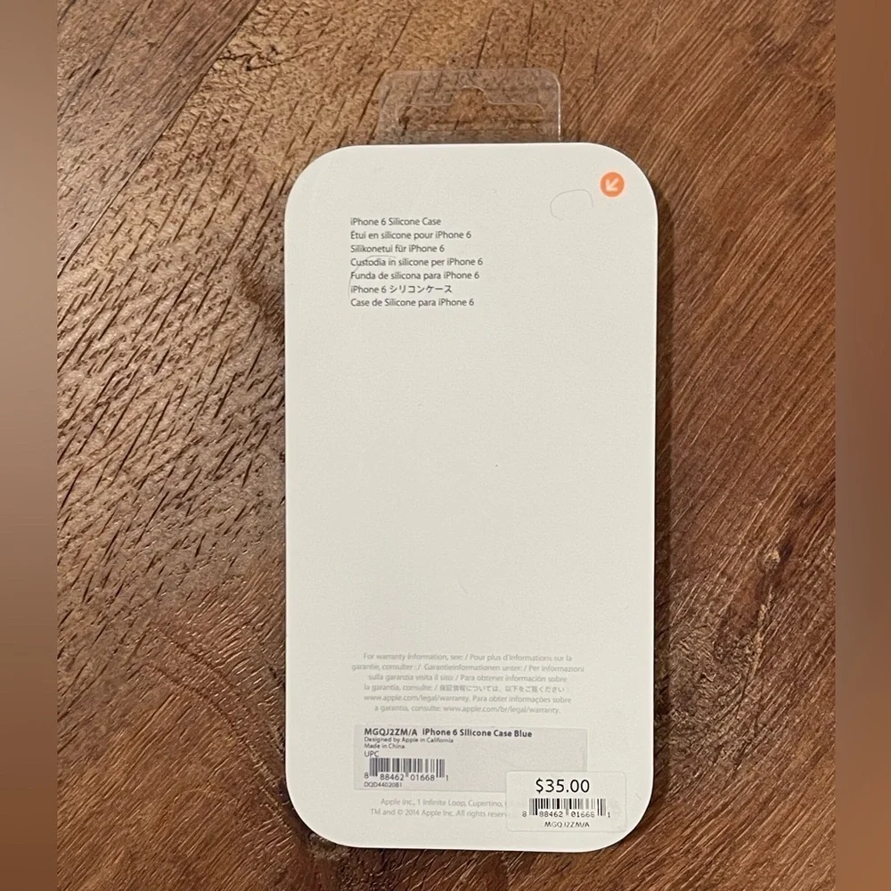 Blue iPhone 6 silicone case​​​​​​​